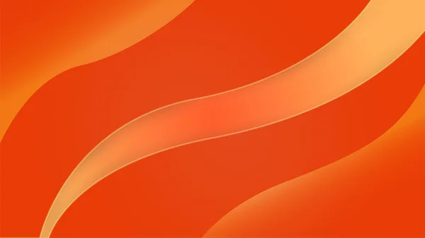 Onda Geométrica Naranja Colorido Abstracto Diseño Fondo — Vector de stock