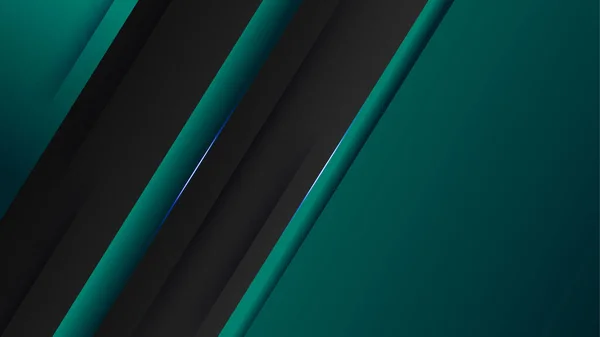 Formverlauf Schwarz Grün Bunt Abstrakt Design Hintergrund — Stockvektor