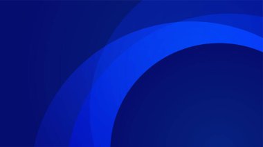 Çember Mavi Renkli Soyut Tasarım Arkaplanı