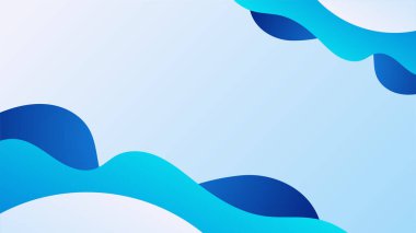 dalga katmanı mavi soyut tasarım arkaplanı