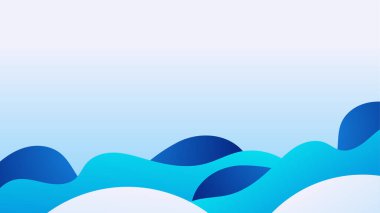 dalga katmanı mavi soyut tasarım arkaplanı