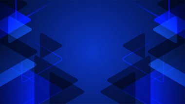 Modern gradyan Geometrik Mavi Renkli Soyut Tasarım Arkaplanı