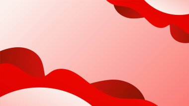 Dalga katmanı kırmızı renkli soyut Tasarım Arkaplanı