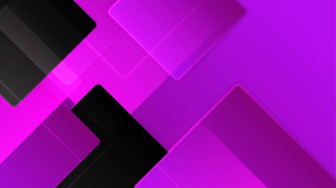 Modern Teknoloji Mor Renkli Soyut Tasarım Arkaplanı