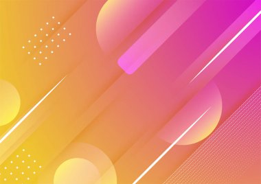 Yaratıcı pembe renkli soyut kapak tasarımı şablonu