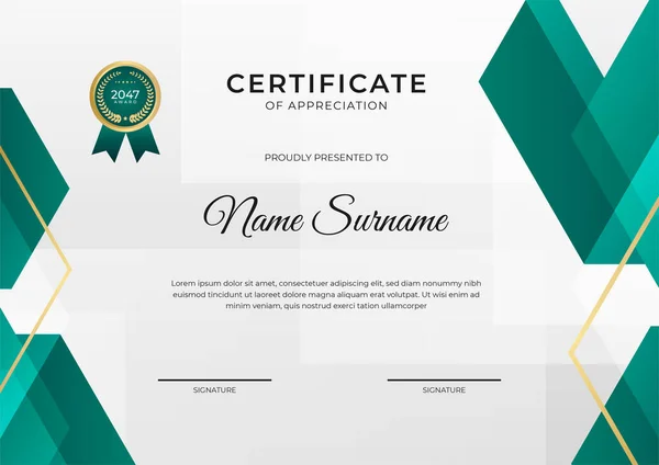 12,926,770 Certificate background green Vector Images | Depositphotos