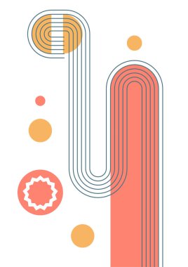 Modern minimalist soyut estetik boho poster çizimleri. Bohem tarzı duvar dekoru. Çağdaş sanatsal posterler. Modern orta çağ sanatı, boho ev dekorasyonu, duvar sanatı.