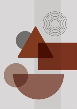 Modern minimalist soyut estetik çizimler. Bohem tarzı duvar dekoru. Çağdaş sanatsal posterler.