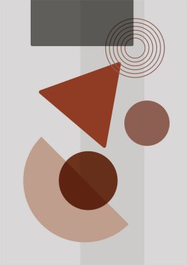 Modern minimalist soyut estetik çizimler. Bohem tarzı duvar dekoru. Çağdaş sanatsal posterler.