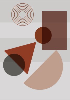 Modern minimalist soyut estetik çizimler. Bohem tarzı duvar dekoru. Çağdaş sanatsal posterler.