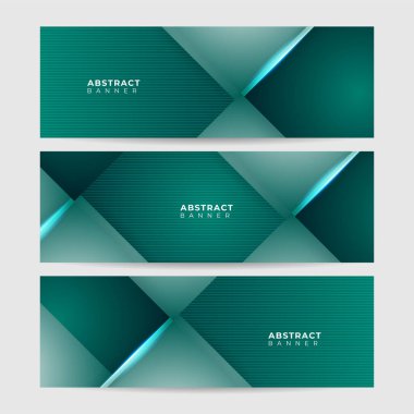 Şirket yeşil afiş tasarım arka planı