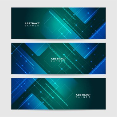 Şirket yeşil afiş tasarım arka planı