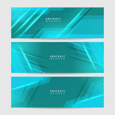 Dijital ağ tosca geniş afiş tasarımı arkaplanı