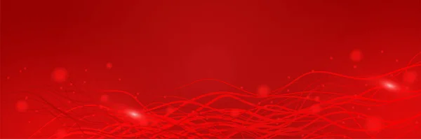 Сетевой Неоновый Стиль Красный Широкополосный Фон Дизайна Знамени Абстрактный Современный — стоковый вектор