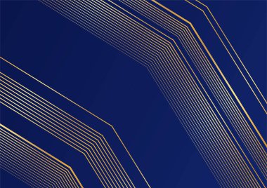 Lüks Soyut Altın Mavi kapak tasarımı arka plan