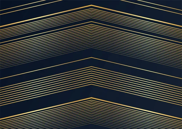 Moderne Luxe Zwart Goud Abstracte Lijn Achtergrond Abstracte Decoratie Gouden — Stockvector