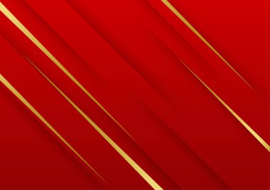 Soyut kırmızı ve altın yumuşak arkaplan