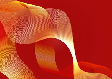 Soyut çizgi kırmızı altın kapak tasarımı arka plan