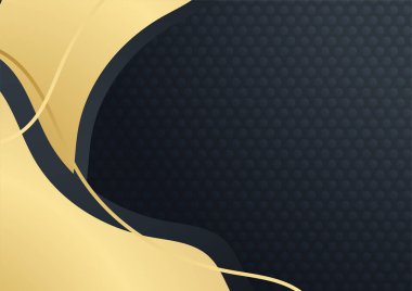 Lüks Soyut Altın Kapak Tasarımı Arkaplanı