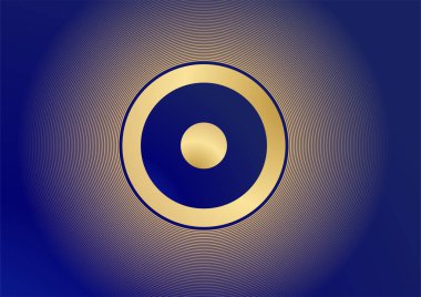 Lüks Soyut Altın Mavi kapak tasarımı arka plan