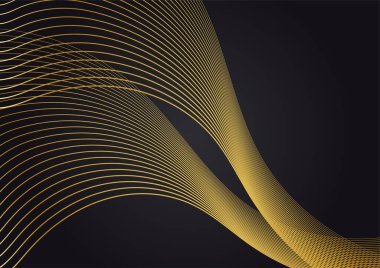 Lüks Soyut Altın Kapak Tasarımı Arkaplanı