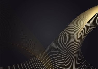 Lüks Soyut Altın Kapak Tasarımı Arkaplanı