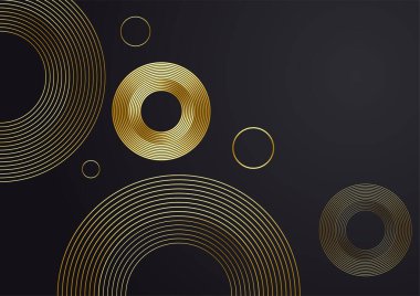 Lüks Soyut Altın Kapak Tasarımı Arkaplanı