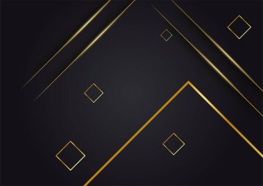 Soyut çizgi altın kapak tasarımı arka plan