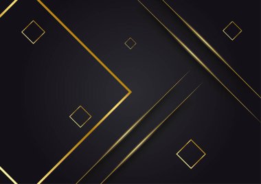 Soyut çizgi altın kapak tasarımı arka plan
