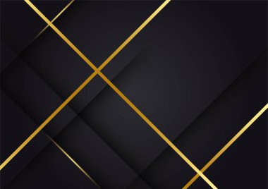 Soyut çizgi altın kapak tasarımı arka plan