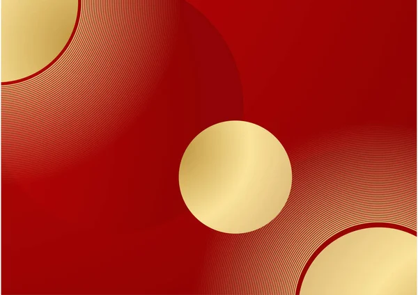 Luxury Abstrato Vermelho Ouro Capa Design Fundo —  Vetores de Stock