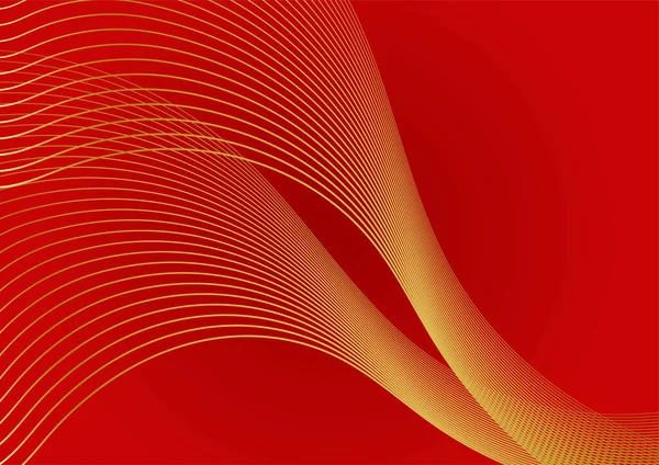Абстрактный Дизайн Обложки Красного Золота — стоковый вектор