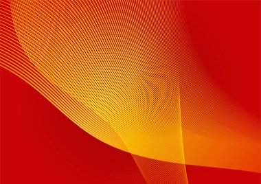 Soyut çizgi kırmızı altın kapak tasarımı arka plan