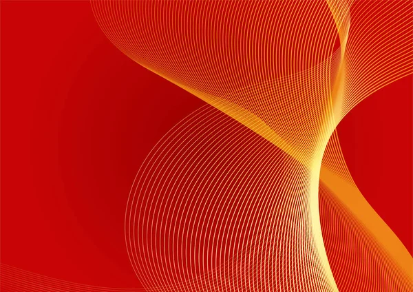Soyut çizgi kırmızı altın kapak tasarımı arka plan