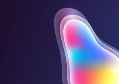 Sıvı gradyan Soyut renkli geometrik kapak tasarımı arka planı