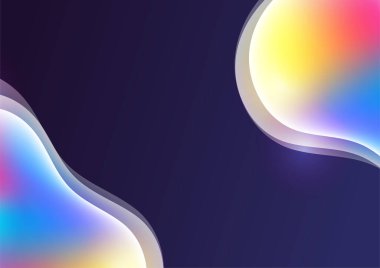 Sıvı gradyan Soyut renkli geometrik kapak tasarımı arka planı