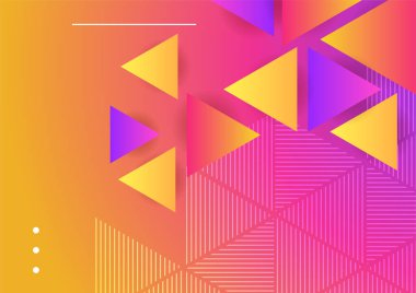 Modern gradyan mavi soyut renkli geometrik kapak tasarımı arka planı