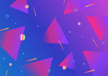 Modern gradyan üçgen mor Soyut renkli geometrik kapak tasarımı arka plan