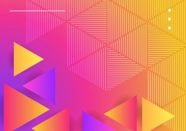 Modern gradyan mavi soyut renkli geometrik kapak tasarımı arka planı