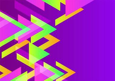 Modern renkli soyut geometrik arkaplan. Minimum modayı takip eden geometrik arka plan. Dinamik şekilli sunum başlığı slayt tasarım şablonu.