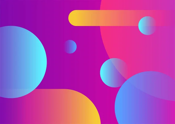 現代のグラデーション紫抽象的なカラフルな幾何学的カバーデザイン背景 — ストックベクタ
