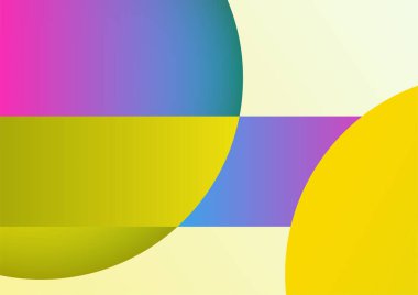 Modern renkli soyut geometrik arkaplan. Minimum modayı takip eden geometrik arka plan. Dinamik şekilli sunum başlığı slayt tasarım şablonu.