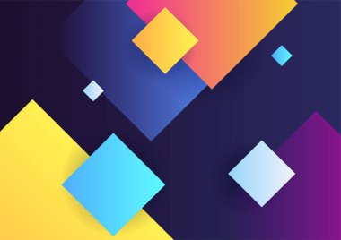 Modern renkli soyut geometrik arkaplan. Minimum modayı takip eden geometrik arka plan. Dinamik şekilli sunum başlığı slayt tasarım şablonu.