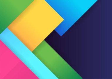 Modern renkli soyut geometrik arkaplan. Minimum modayı takip eden geometrik arka plan. Dinamik şekilli sunum başlığı slayt tasarım şablonu.