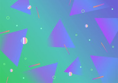 Modern renkli soyut geometrik arkaplan. Minimum modayı takip eden geometrik arka plan. Dinamik şekilli sunum başlığı slayt tasarım şablonu.