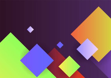 Modern renkli soyut geometrik arkaplan. Minimum modayı takip eden geometrik arka plan. Dinamik şekilli sunum başlığı slayt tasarım şablonu.