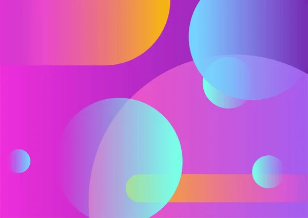 现代彩色抽象几何背景 最小的潮流几何背景 具有动态形状组合的演示标题幻灯片设计模板 — 图库矢量图片