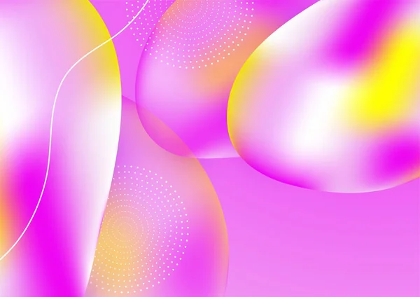 現代液体アブストラクトカラフルな幾何学的カバーデザインの背景 — ストックベクタ