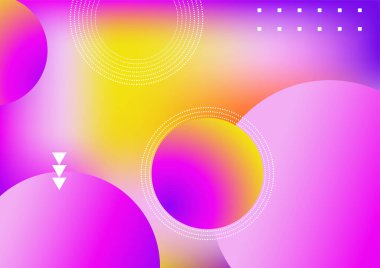 Modern sıvı Soyut renkli geometrik kapak tasarımı arka planı