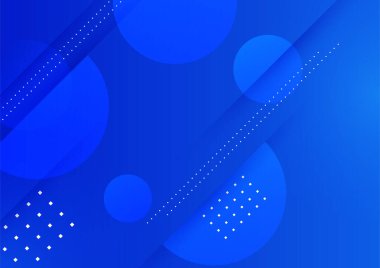 Modern dalga eğrisi soyut sunum arkaplanı. Lüks kağıt arka planda kesilmiş. Soyut dekorasyon, altın desen, yarım ton gradyan, 3 boyutlu vektör çizimi. Koyu mavi arkaplan